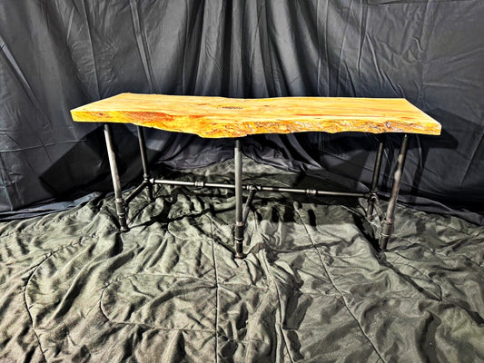 Box Elder Burl Bench