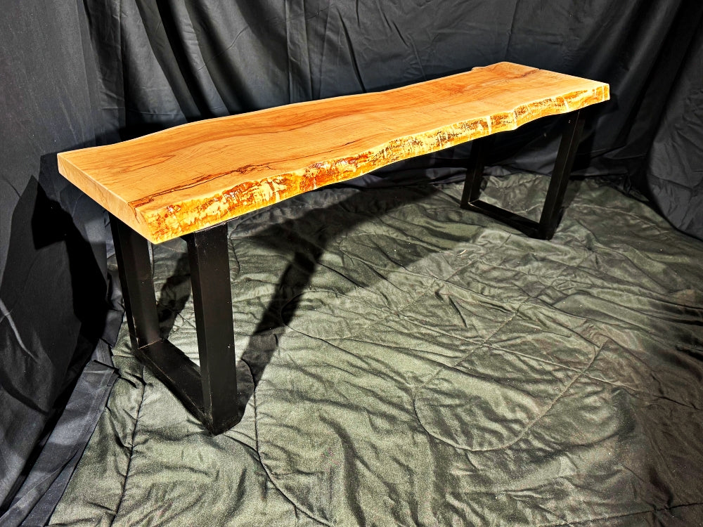 Flame Maple Bench