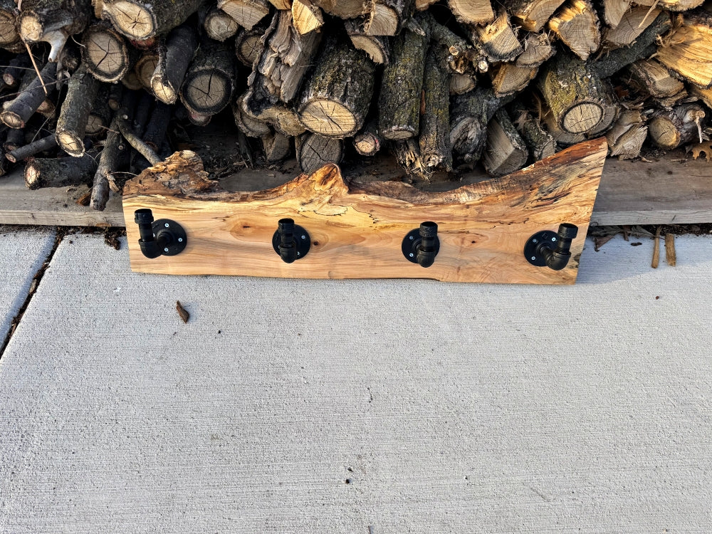 Spalted Maple Coat Rack