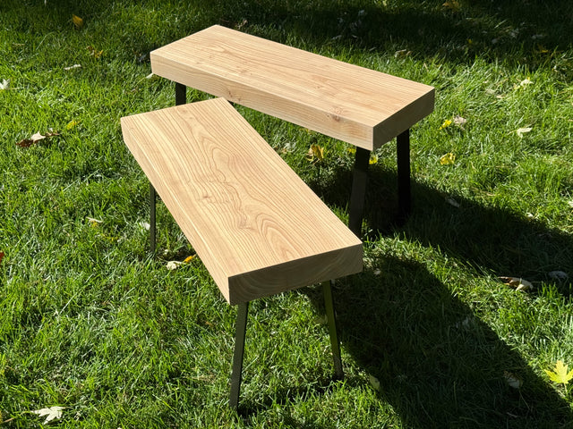 Ash Bench Pair