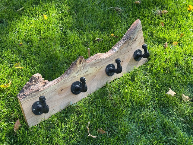 Spalted Maple Coat Rack