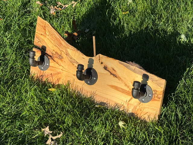 Spalted Maple Coat Rack