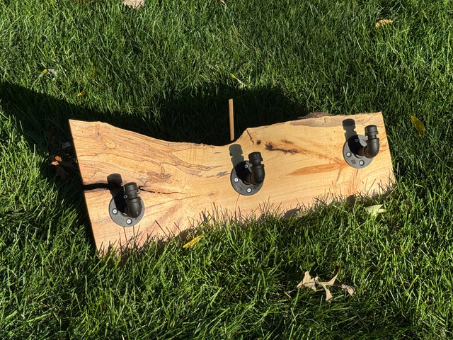 Spalted Maple Coat Rack