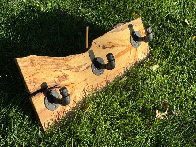 Spalted Maple Coat Rack