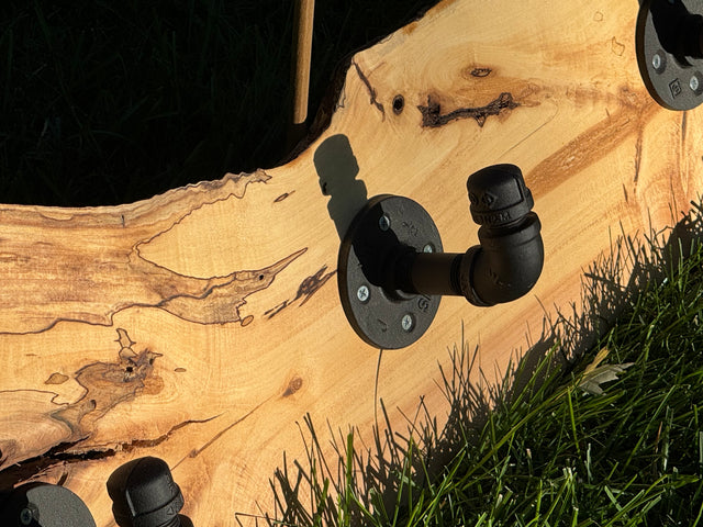 Spalted Maple Coat Rack