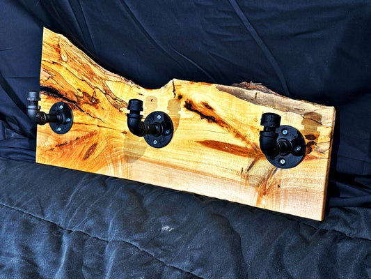 Spalted Maple Coat Rack