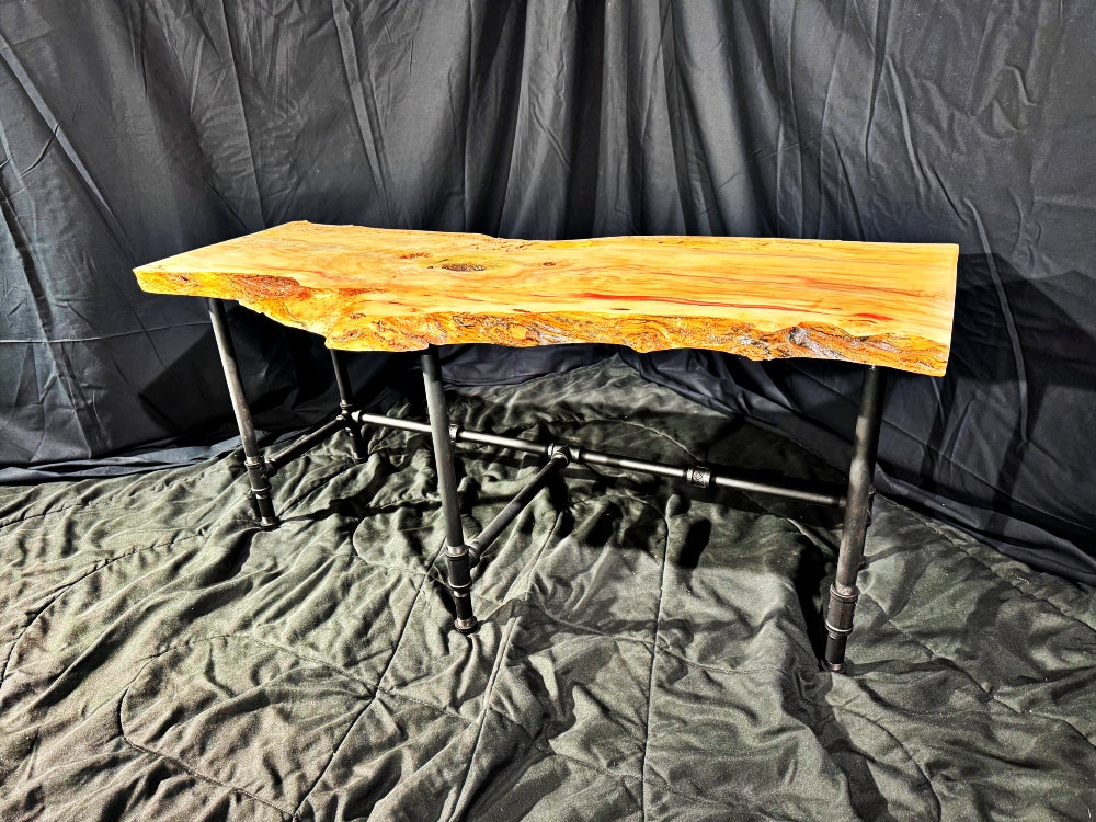 Box Elder Burl Bench