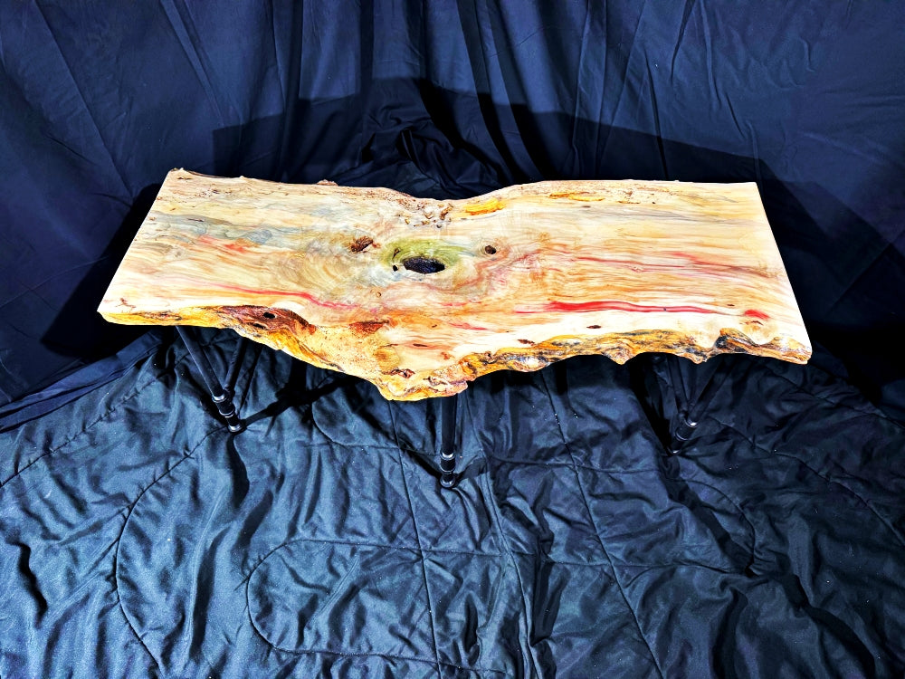 Box Elder Burl Bench