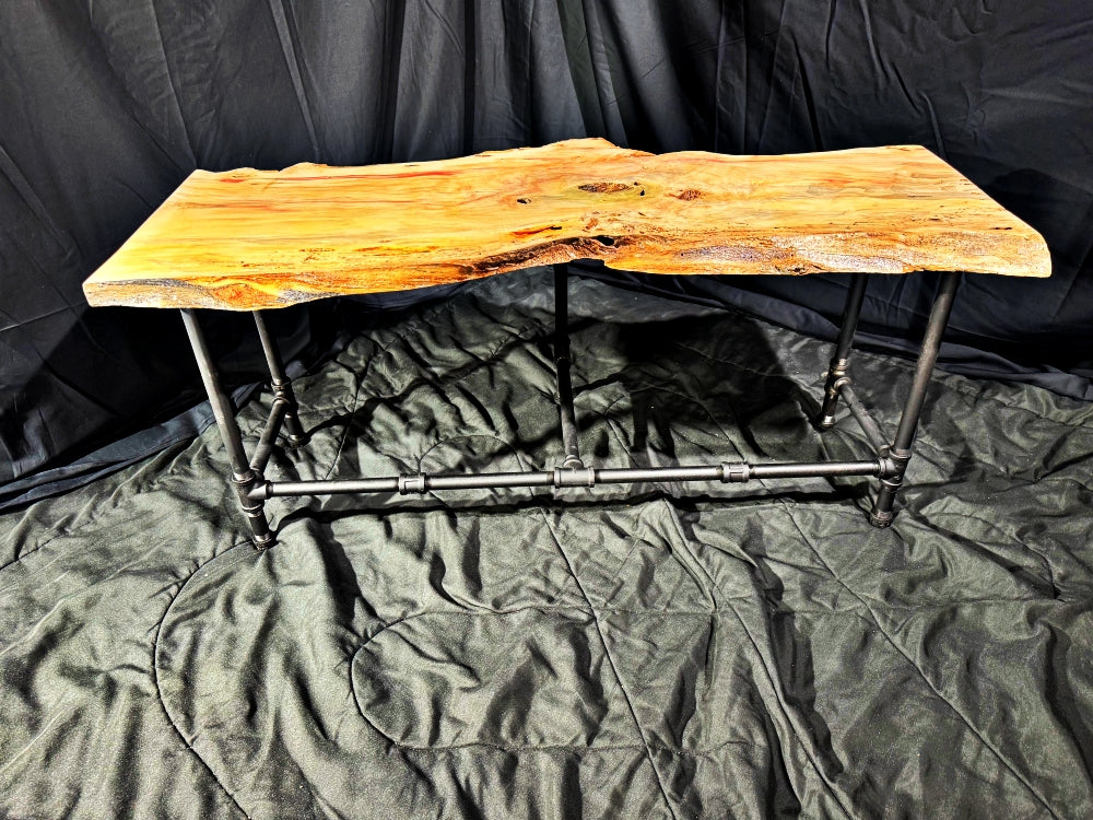 Box Elder Burl Bench