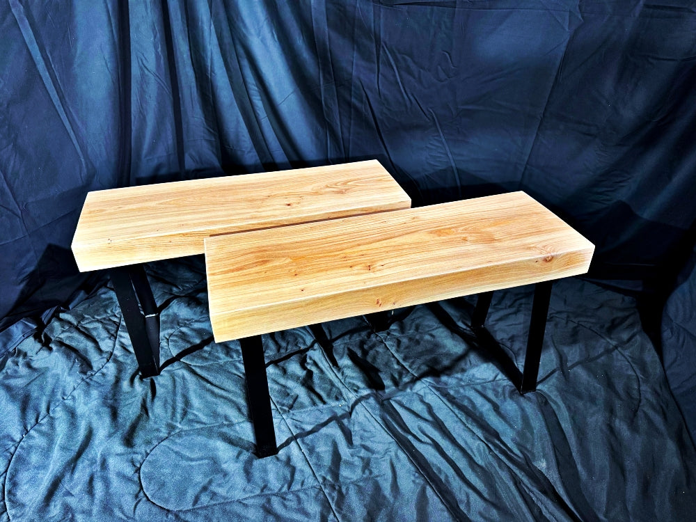Ash Bench Pair (2)