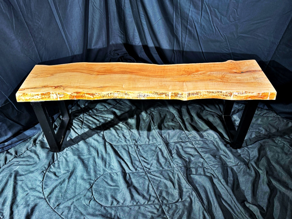 Flame Maple Bench