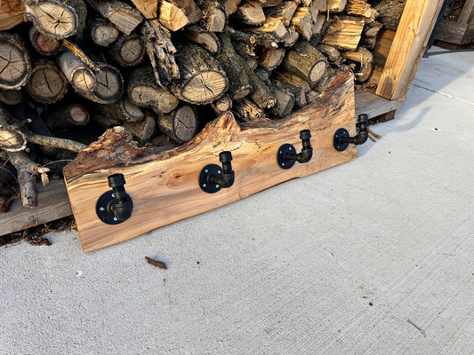 Spalted Maple Coat Rack