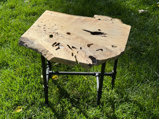 Box Elder Burl Table