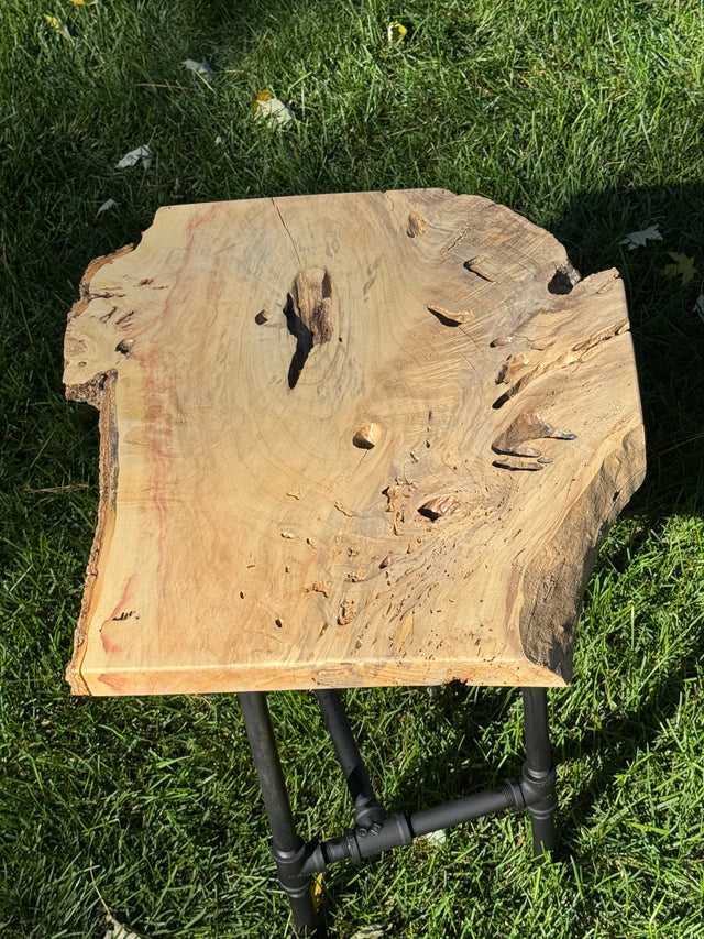 Box Elder Burl Table