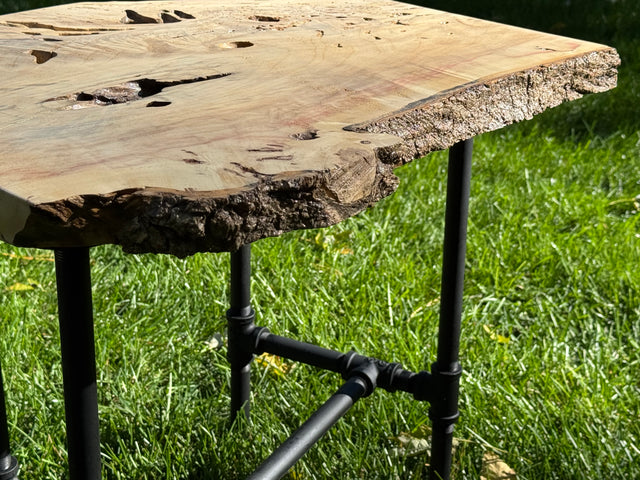 Box Elder Burl Table