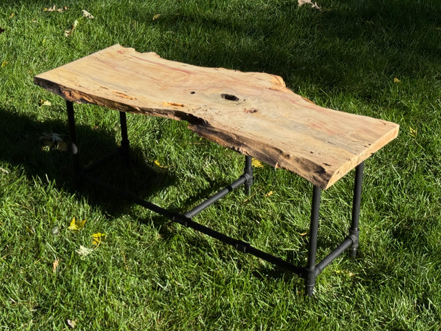 Box Elder Burl Bench