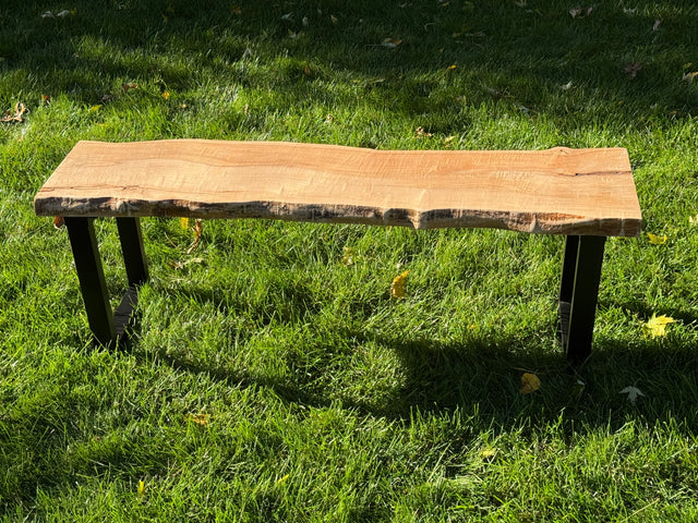 Flame Maple Bench