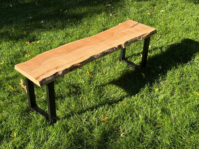 Flame Maple Bench