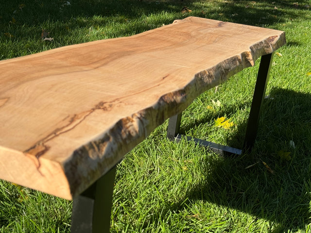 Flame Maple Bench