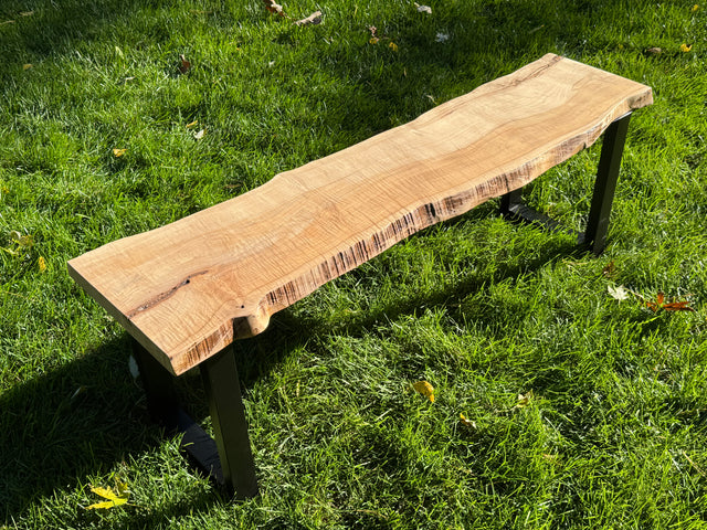 Flame Maple Bench