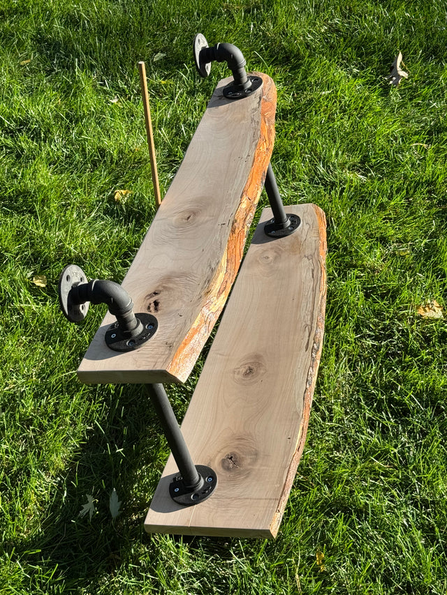Flame Maple Shelves