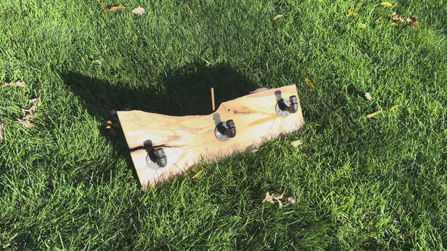 Spalted Maple Coat Rack