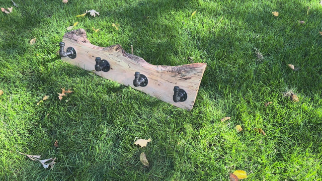 Spalted Maple Coat Rack