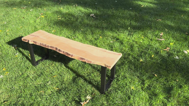 Flame Maple Bench